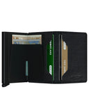 Secrid Vegetable Tanned Slimwallet - Geldbörse RFID 6.8 cm (black black)
