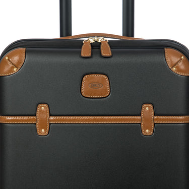 Brics Bellagio - 4-Rollen-Kabinentrolley mit Vortasche 55 cm erw. recycelt (black/tan) - Ansicht 11