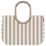 reisenthel shopping loopshopper L - Einkaufstasche mit Bügel 46 cm (summerstripes coffee)