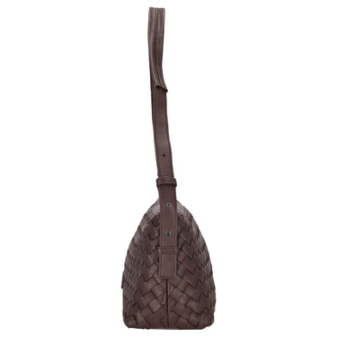 Les Visionnaires Marie Baguette Weave Silky - Schultertasche 38.5 cm (aubergine) - Ansicht 3