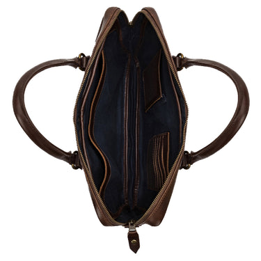 Buckle & Seam Cali Laptoptasche 15" 36 cm (brown/blu) - Ansicht 2