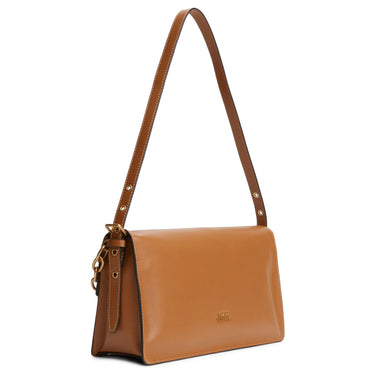 Tommy Hilfiger Crest Leather Conv. Shoulder Bag - Schultertasche (cognac)
