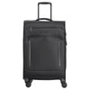 D&N Travel Line 9804 - 4-Wheel Trolley M 68 cm expandable (black)