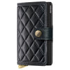 Secrid Miniwallet Emboss Diamond - Credit Card Case 6cc 10.2 cm RFID (black+)