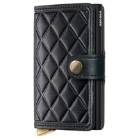 Secrid Miniwallet Emboss Diamond - Kreditkartenetui 6cc 10.2 cm RFID (black+)