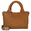Les Visionnaires Elia Petite Neoweave - Tote Bag 30 cm (cognac)