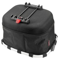 KLICKfix reisenthel Carrybag GT 21 - Gepäckträgerkorb (Racktime) (black)