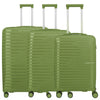Travelite Pacific - 4-Wheel Trolley Set 3pc. (olive)