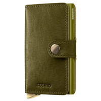 Secrid Premium Basco Miniwallet - Geldbörse RFID 6.5 cm (olive+)