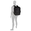 Camel Active Connect Backpack - Rucksack/Reiserucksack L 15" 42 cm (black) - Ansicht 4