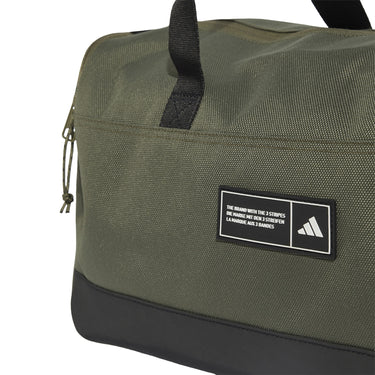 adidas 3 Stripes Duffel Bag Small - Weekender (olive strata/black) - Ansicht 5