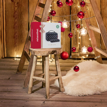 reisenthel beautycase set - Geschenkset 2tlg. (metallic dots blue)