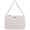 Guess Maxine Quilted Flat Pouch - Schultertasche 24 cm (light taupe)