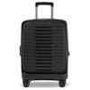 Stratic Novium ML - 4-Wheel Cabin Trolley with Front Pocket 55 cm expandable (black)