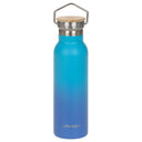 Lässig Double Walled Bottle Stainless Steel Unique - Trinkflasche 460ml (Unique Gradient Blue)