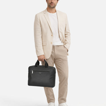 BOSS Men Lewys - Aktentasche 15" 40 cm (black) - Ansicht 7