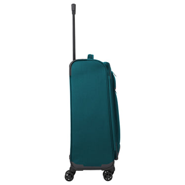 Travelite Priego - 4-Rollen-Trolley M 66 cm (petrol) - Ansicht 5