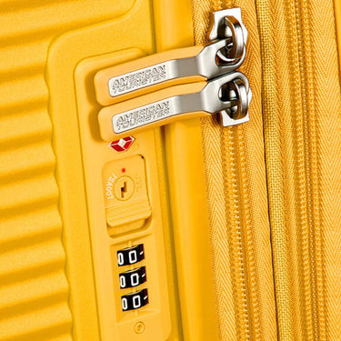 American Tourister Soundbox - 4-Rollen-Kabinentrolley 55 cm erw. (gelb) - Ansicht 5