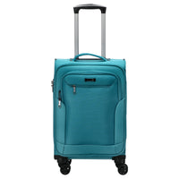 D&N Travel Line 6804 - 4-Rollen-Kabinentrolley S 55 cm (türkis, 55 cm)