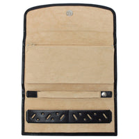 Windrose Merino - Schmucktasche 20 cm (schwarz)