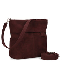 zwei Mademoiselle M8 - Schultertasche 25 cm (nubuk-bordeaux)