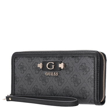 Guess Lindsey SLG Large Zip - Geldbörse 12cc 21 cm (coal logo) - Ansicht 3