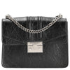 Seidenfelt Roros - Schultertasche 21 cm (glossy black)