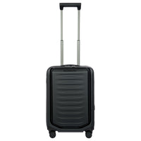 Porsche Design Roadster Hardcase - 4-Rollen-Kabinentrolley mit Vortasche S 55 cm (black matt)