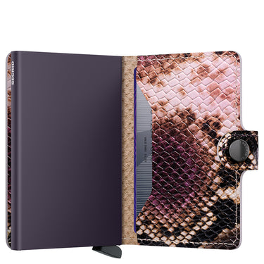 Secrid Miniwallet Serpent - Geldbörse 6cc 10.2 cm RFID (purple)