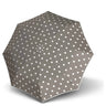 Knirps T.200 M Duomatic - Taschenschirm Regenschirm (dot art taupe)