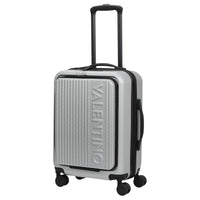 Valentino Bags Lexplor - 4-Rollen-Kabinentrolley mit Vortasche 14" 55 cm (silver) - Ansicht 2