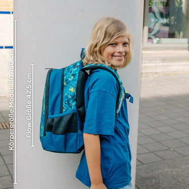 Neoxx FLOW - Schulrucksack 42.5 cm (Petrol extreme) - Ansicht 12
