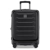 Stratic Phoenix ML - 4-Wheel Cabin Trolley with Front Pocket 55 cm erw. (black)
