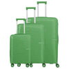 Travelite Pacific - 4-Wheel Trolley Set 3 pcs. (green)
