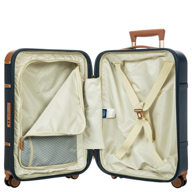 Brics Bellagio - 4-Rollen-Kabinentrolley 55 cm recycelt (blue/tan) - Ansicht 6