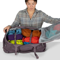 Osprey Fairview 40 - Damen-Reiserucksack 40 l mit Frontöffnung, Handgepäck 55 cm (graphite purple) - Ansicht 5