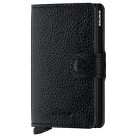 Secrid Vegetable Tanned Miniwallet - Geldbörse RFID 6.5 cm (black-black)
