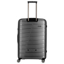 Travelite Air Base - 4-Rollen-Trolley Set 3tlg.  L/M/S Vortasche (anthracite) - Ansicht 5