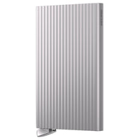 Secrid Cardprotector Fluted - Kreditkartenetui 6cc 10.2 cm RFID (silver+)