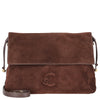 Coccinelle Lidia Suede Bim - Shoulder Bag 40 cm (brunette/brunet)