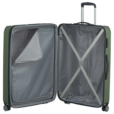 Travelite City - 4-Rollen-Trolley erw. L 77 cm (grün) - Ansicht 6