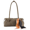 Les Visionnaires Hazel Baguette Cozy Scarf - Shoulder Bag 35 cm (khaki)