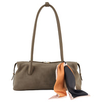 Les Visionnaires Hazel Baguette Cozy Scarf - Shoulder Bag 35 cm (khaki)
