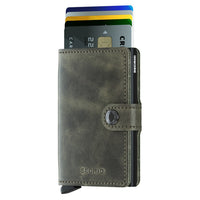Secrid Vintage Miniwallet - Geldbörse RFID 6.5 cm (olive-black) - Ansicht 2