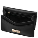 Seidenfelt Roros - Schultertasche 21 cm (black/gold) - Ansicht 6
