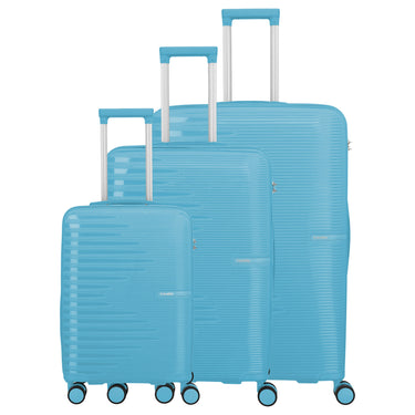 Travelite Pacific - 4-Rollen-Trolley Set 3tlg. (Light Blue) - Ansicht 2