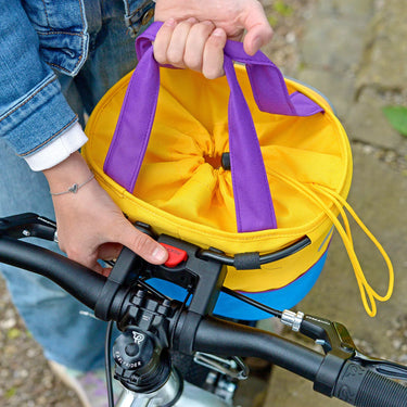 KLICKfix Lori Shopper - Fahrradtasche für Kinder (blau) - Ansicht 6