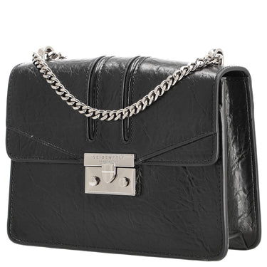 Seidenfelt Roros - Schultertasche 21 cm (glossy black) - Ansicht 2