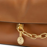 Tommy Hilfiger Crest Leather Conv. Shoulder Bag - Schultertasche (cognac)