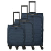 Travelite Skaii 4-Wheel Trolley Set 3 pcs. (navy, L/M adult/S)